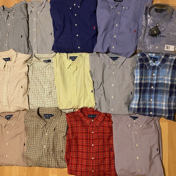 Assorted Men's Polo Ralph Lauren Button-Down Shirts